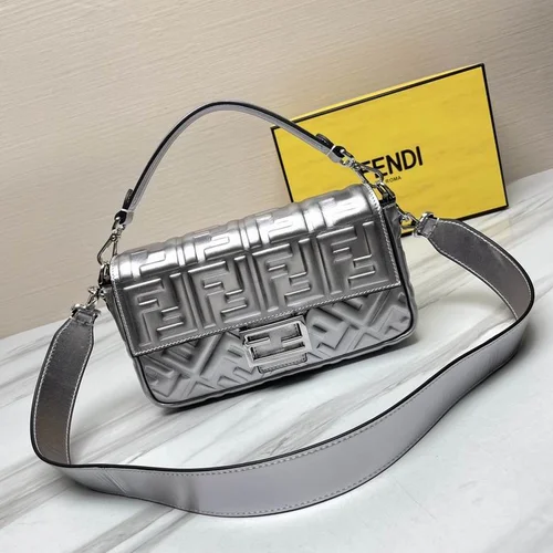 Fendi Baguette Original Medium Flap Authentic Luxury