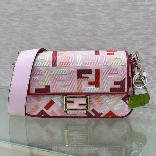 Fendi Baguette Original Medium Flap Authentic Luxury