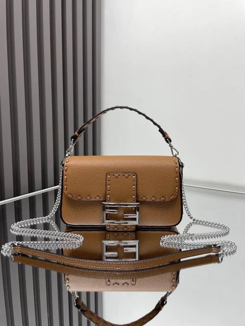 Fendi Baguette Original Medium Flap Authentic Luxury