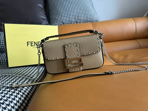 Fendi Baguette Original Medium Flap Authentic Luxury