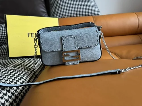 Fendi Baguette Original Medium Flap Authentic Luxury