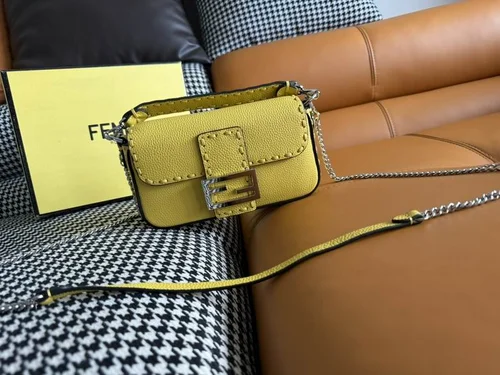 Fendi Baguette Original Medium Flap Authentic Luxury