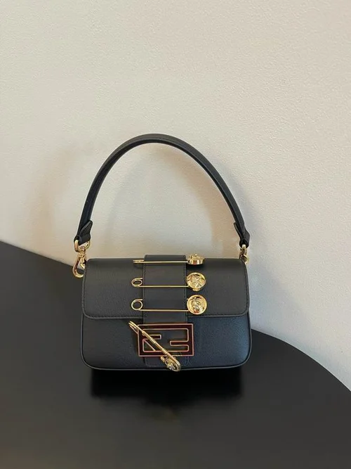 Fendi Baguette Original Medium Flap Authentic Luxury