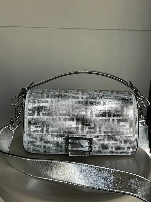 Fendi Baguette Original Medium Flap Authentic Luxury