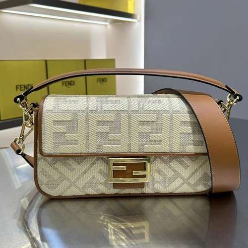 Fendi Baguette Original Medium Flap Authentic Luxury