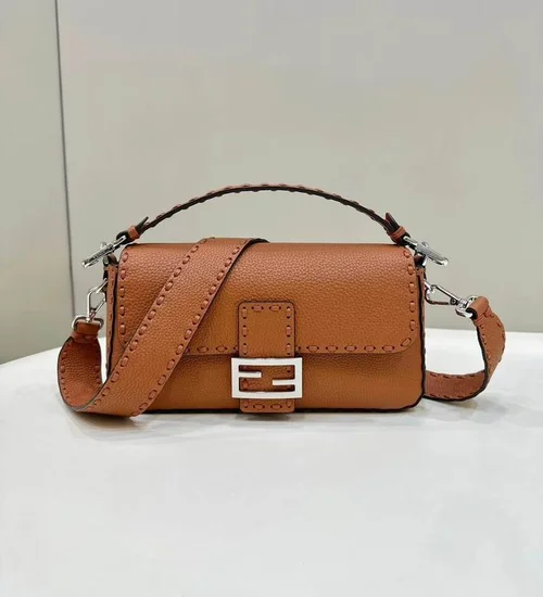 Fendi Baguette Original Medium Flap Authentic Luxury