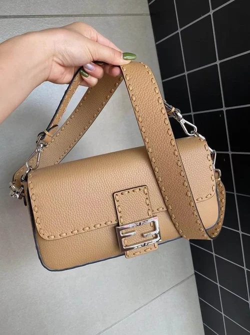 Fendi Baguette Original Medium Flap Authentic Luxury