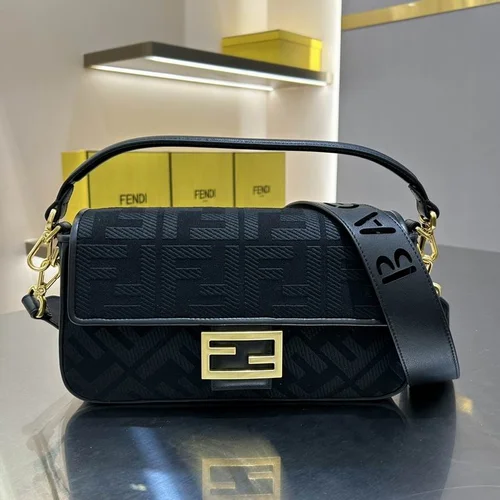 Fendi Baguette Original Medium Flap Authentic Luxury