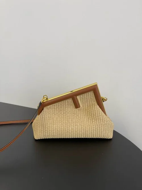 Fendi First Original Medium Bag Authentic Luxury Leather