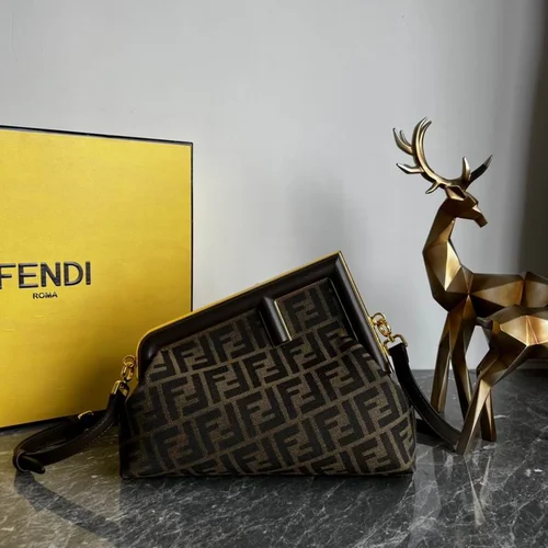 Fendi First Original Medium Bag Authentic Luxury Leather