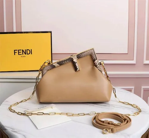 Fendi First Original Medium Bag Authentic Luxury Leather