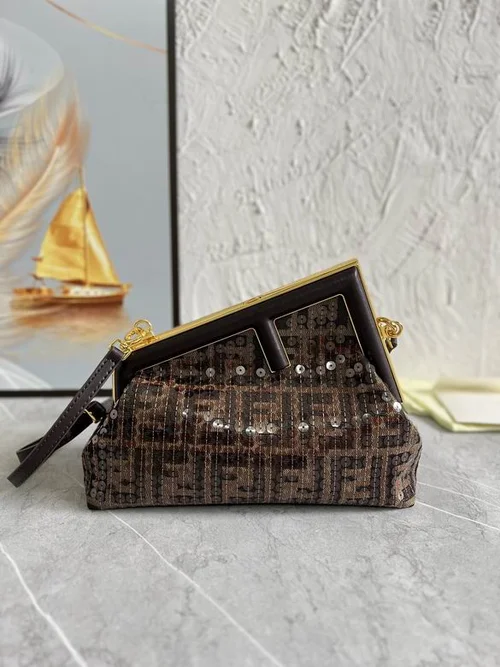 11 Fendi First Small Top Handle Bag Women Luxury Leather