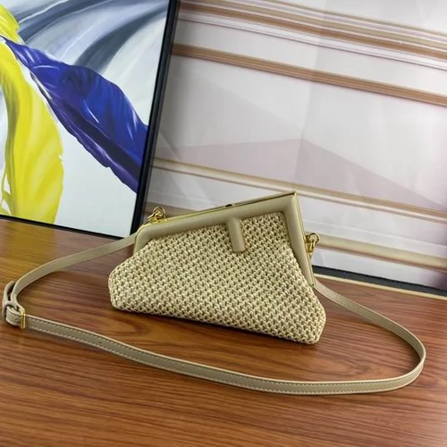 11 Fendi First Small Top Handle Bag Women Luxury Leather