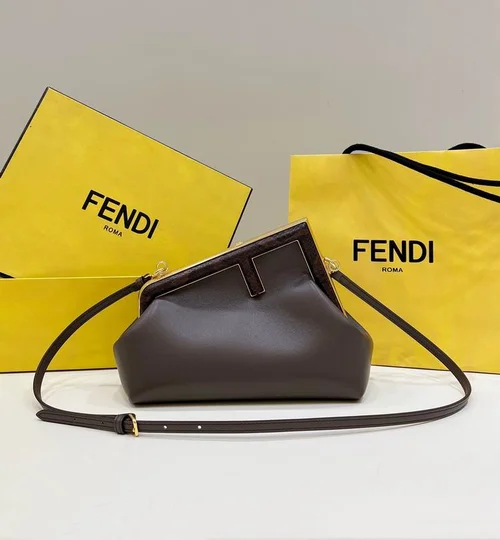 Fendi First Original Medium Bag Authentic Luxury Leather