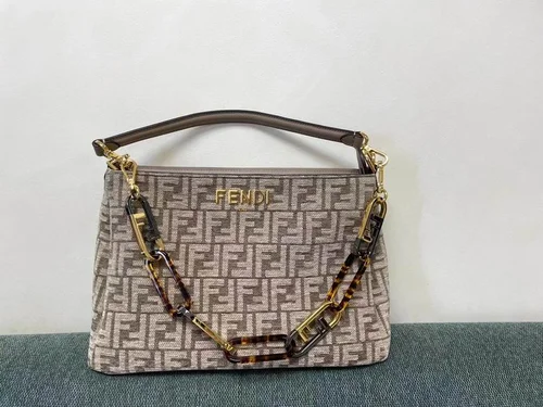 Fendi O'Lock Swing Small Shoulder Bag Original Authentic Luxury