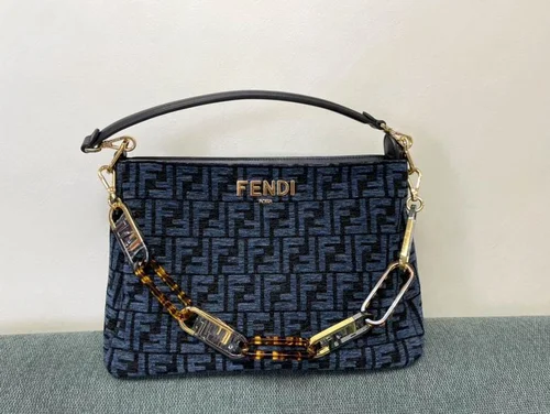 Fendi O'Lock Swing Small Shoulder Bag Original Authentic Luxury
