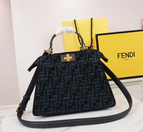 Fendi Peekaboo Original Large Bag Authentic Luxury Leather