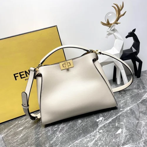 Fendi Peekaboo Original Large Bag Authentic Luxury Leather