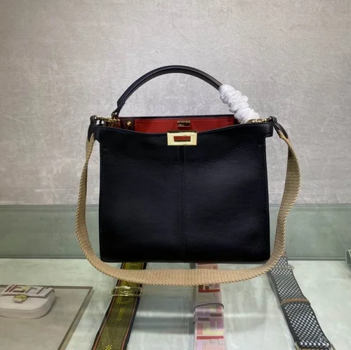 Fendi Peekaboo Original Large Bag Authentic Luxury Leather