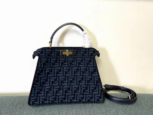 Fendi Peekaboo Original Large Bag Authentic Luxury Leather
