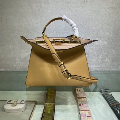 Fendi Peekaboo Original Large Bag Authentic Luxury Leather