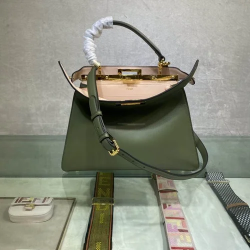 Fendi Peekaboo Original Large Bag Authentic Luxury Leather