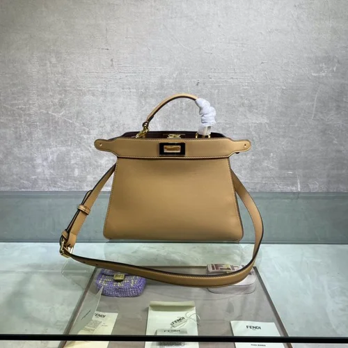 Fendi Peekaboo Original Large Bag Authentic Luxury Leather