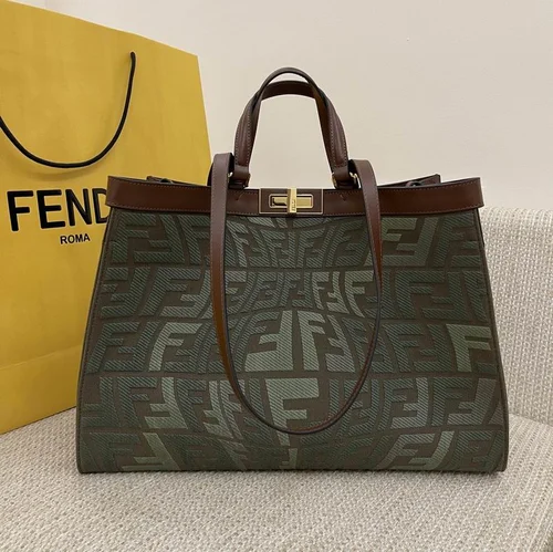 Fendi Peekaboo Original Large Bag Authentic Luxury Leather