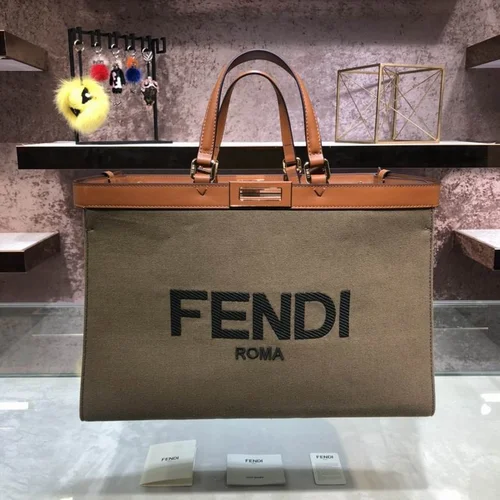 Fendi Peekaboo Original Large Bag Authentic Luxury Leather