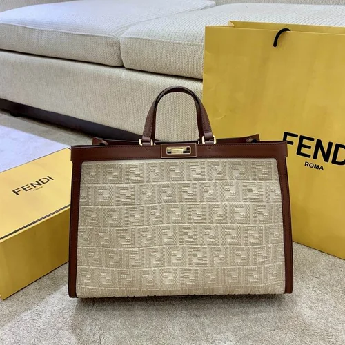 Fendi Peekaboo Original Large Bag Authentic Luxury Leather