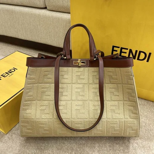 Fendi Peekaboo Original Large Bag Authentic Luxury Leather