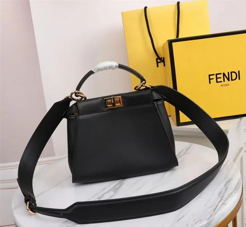 Fendi Peekaboo Original Large Bag Authentic Luxury Leather