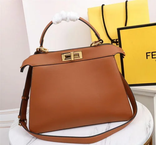 Fendi Peekaboo Original Large Bag Authentic Luxury Leather