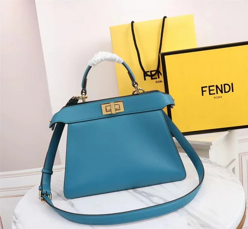 Fendi Peekaboo Original Large Bag Authentic Luxury Leather