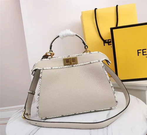 Fendi Peekaboo Original Large Bag Authentic Luxury Leather