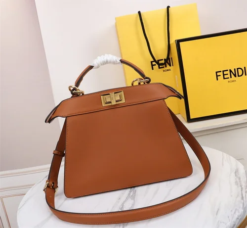 Fendi Peekaboo Original Large Bag Authentic Luxury Leather