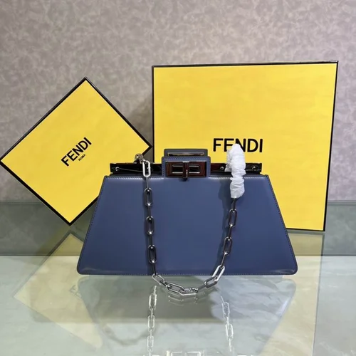 Fendi Peekaboo Original Large Bag Authentic Luxury Leather