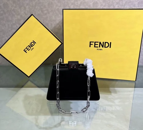 Fendi Peekaboo Original Large Bag Authentic Luxury Leather