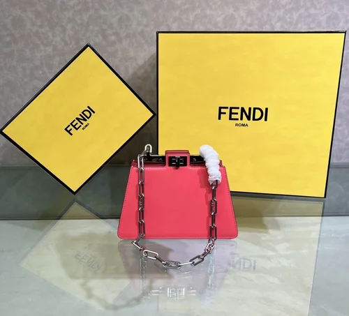 Fendi Peekaboo Original Large Bag Authentic Luxury Leather