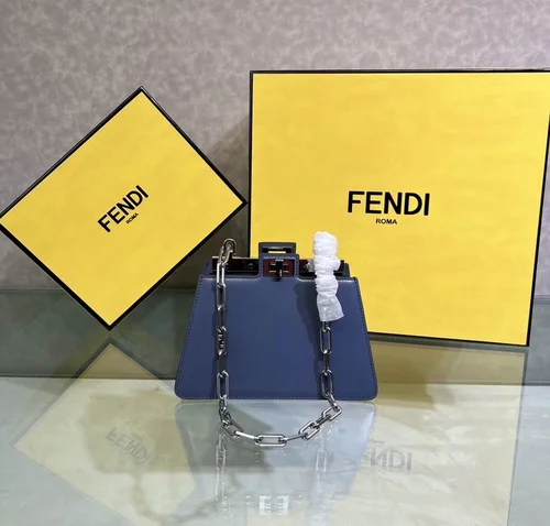 Fendi Peekaboo Original Large Bag Authentic Luxury Leather