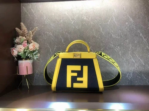 Fendi Peekaboo Original Large Bag Authentic Luxury Leather