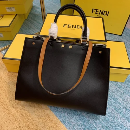 Fendi Peekaboo Original Large Bag Authentic Luxury Leather