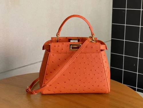 Fendi Peekaboo Original Large Bag Authentic Luxury Leather