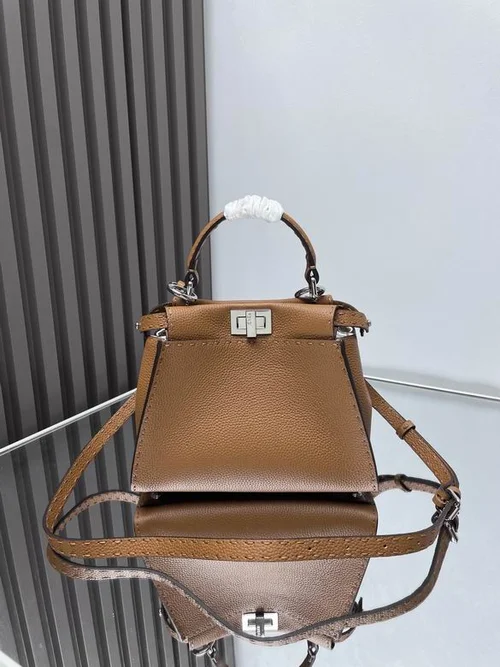 Fendi Peekaboo Original Large Bag Authentic Luxury Leather