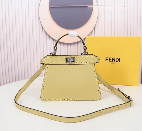 Fendi Peekaboo Original Large Bag Authentic Luxury Leather