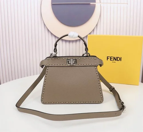 Fendi Peekaboo Original Large Bag Authentic Luxury Leather