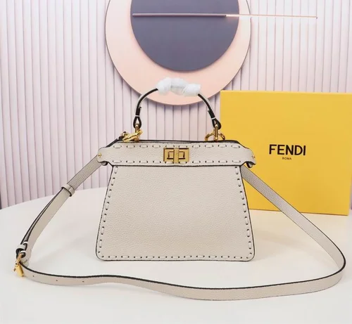 Fendi Peekaboo Original Large Bag Authentic Luxury Leather