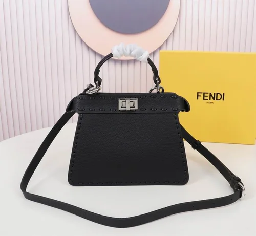 Fendi Peekaboo Original Large Bag Authentic Luxury Leather