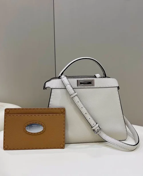 Fendi Peekaboo Original Large Bag Authentic Luxury Leather