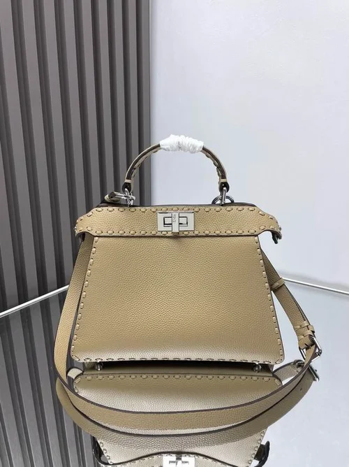 Fendi Peekaboo Original Large Bag Authentic Luxury Leather